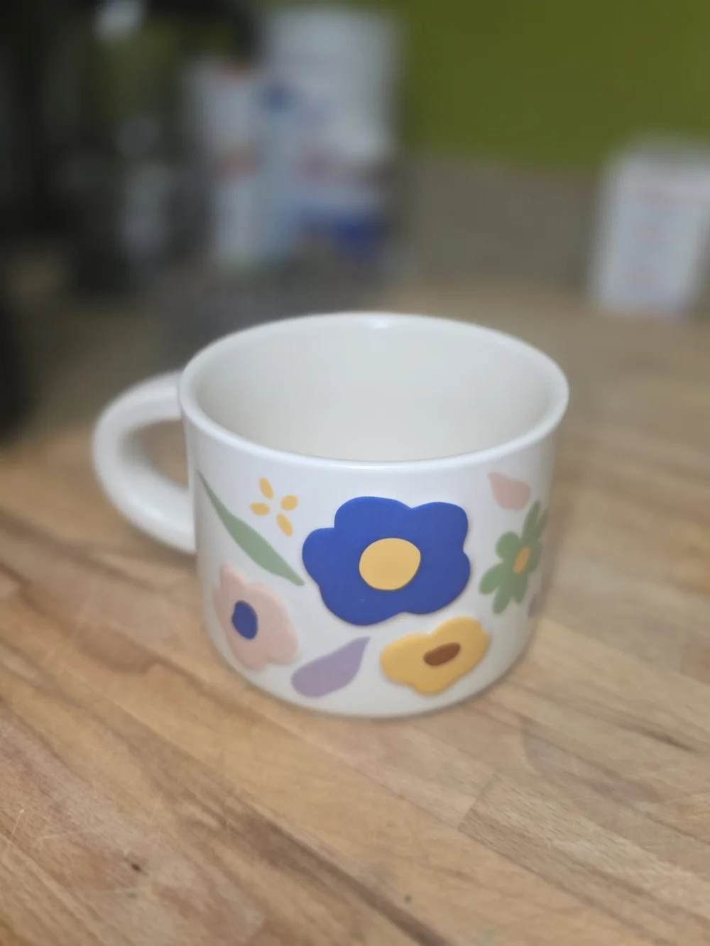 Starbucks 2023 Urban Floral Ceramic Mug with Colorful Floral Applique